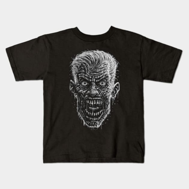 Zombie, george Romero, TWD, tarman Kids T-Shirt by PeligroGraphics